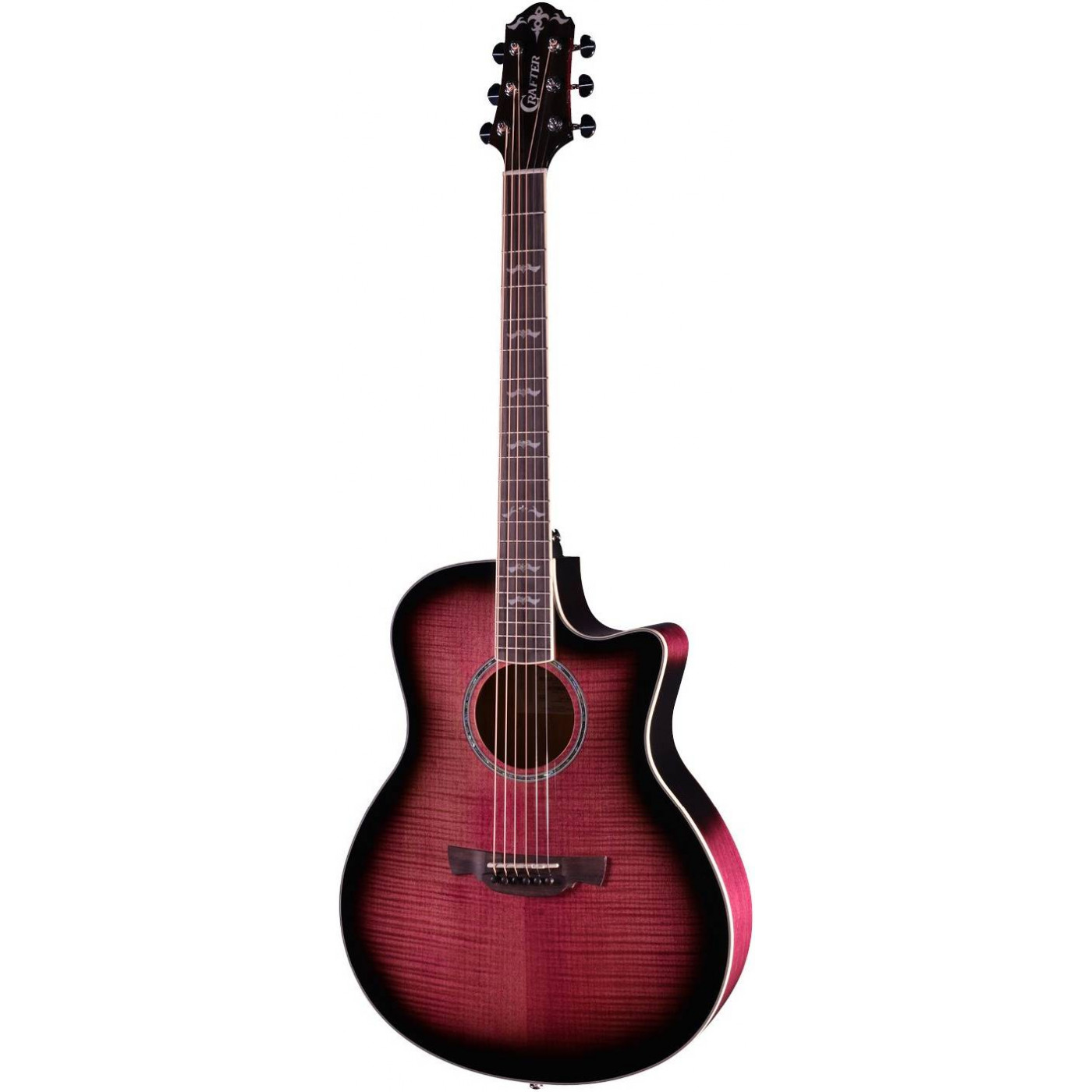 Электроакустические гитары Crafter NOBLE TPS электроакустические гитары fender malibu player shell pink