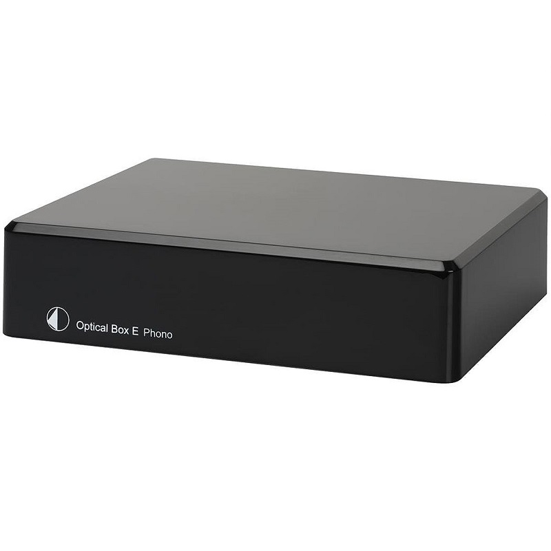 Фонокорректоры Pro-Ject OPTICAL BOX E PHONO black m m phono preamp with power switch ultra compact preamplifier with level