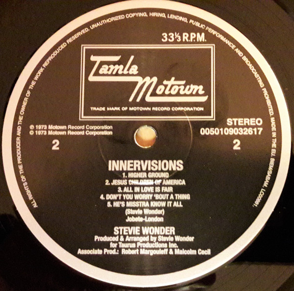 Другие UMC/Motown Stevie Wonder, Innervisions - фото 3