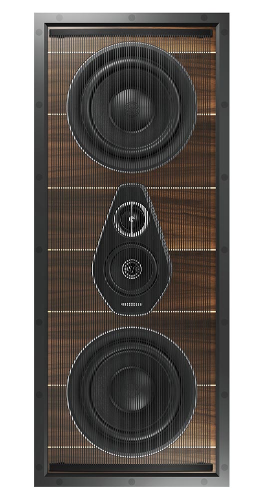Грили и панели для акустики Sonus Faber PL-664 Vertical Walnut Wood panel + String Grille + Frame