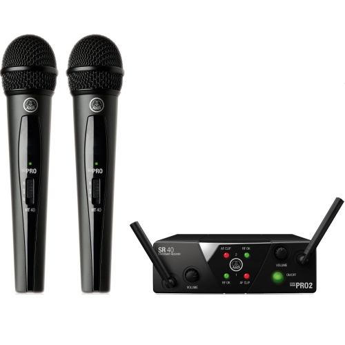 Радиосистемы с ручным микрофоном AKG WMS40 Mini2 Vocal Set BD US45AC (660.7/662.3МГц)