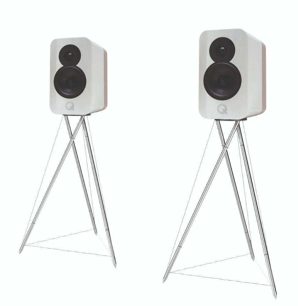 Полочная акустика Q-Acoustics Concept 300 (QA2740) Gloss White & Oak колонки kef ci160er white