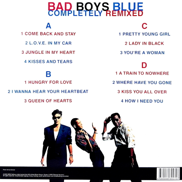 Электроника Bomba Music BAD BOYS BLUE - Completely Remixed (White Vinyl) (2LP) - фото 2