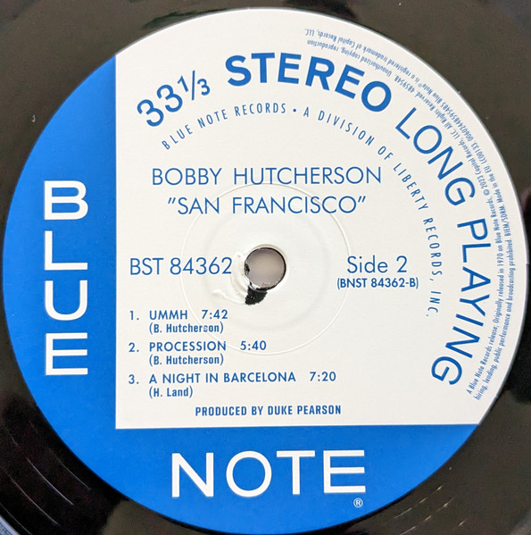 Джаз Universal US Bobby Hutcherson; Land, Harold - San Francisco (Black Vinyl LP) - фото 6