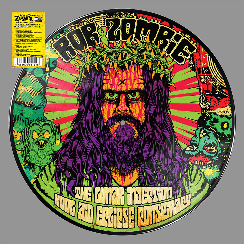 Металл Nuclear Blast Rob Zombie - The Lunar Injection Kool Aid Eclipse Conspiracy (Picture Vinyl LP) рок nuclear blast helloween helloween brown cream white marbled 2lp