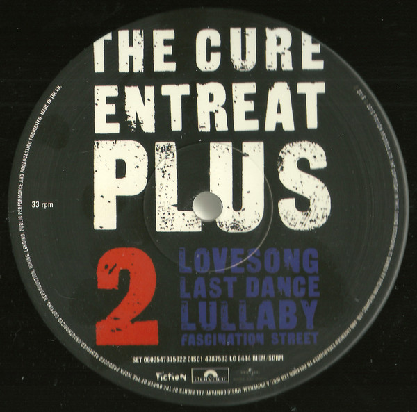 Рок UMC/Polydor UK Cure, The, Entreat Plus - фото 6