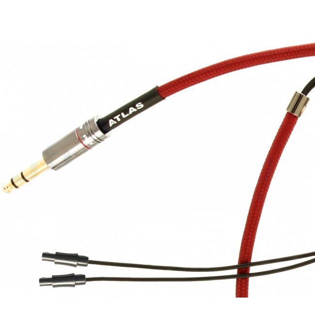 Кабели для наушников Atlas Zeno Metik 6,3 мм - push pull 1:2 2m кабели для наушников t a hcp xlr 4 3m for solitaire p art 4681 99301 4 pin xlr headphone cable for solitaire p 3м