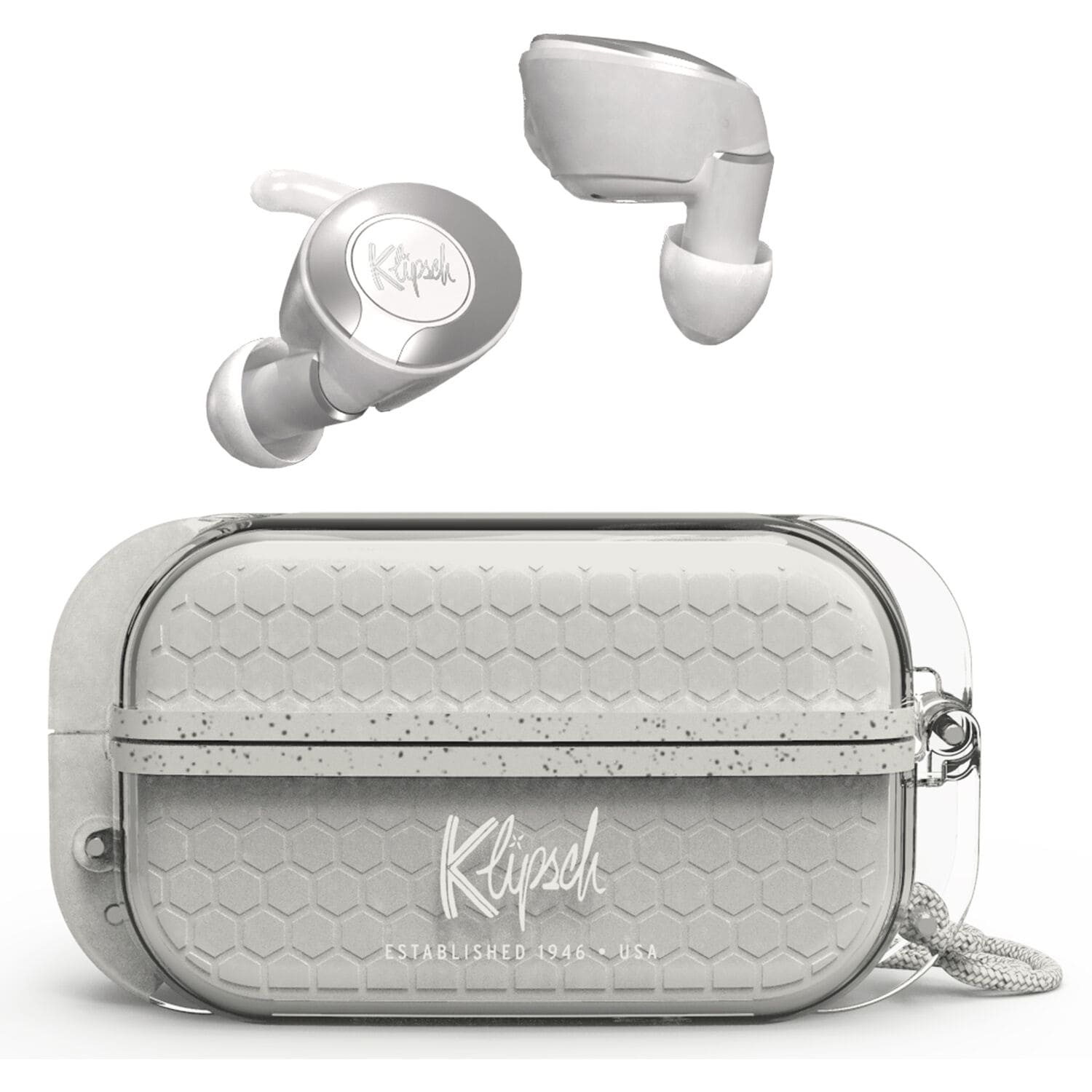 Беспроводные наушники Klipsch T5 II TW Sport Gray pro70 wireless earbuds headphone bt earphones sport earbuds