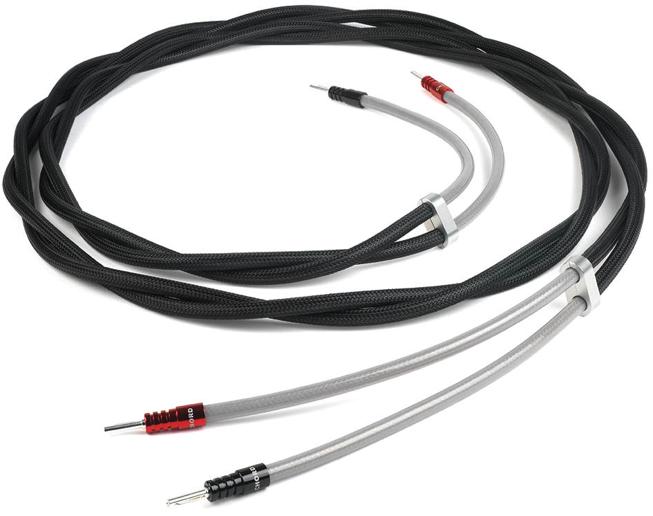Кабели акустические с разъёмами Chord Company SignatureXL BLACK Speaker Cable (Banana) 2m, pair