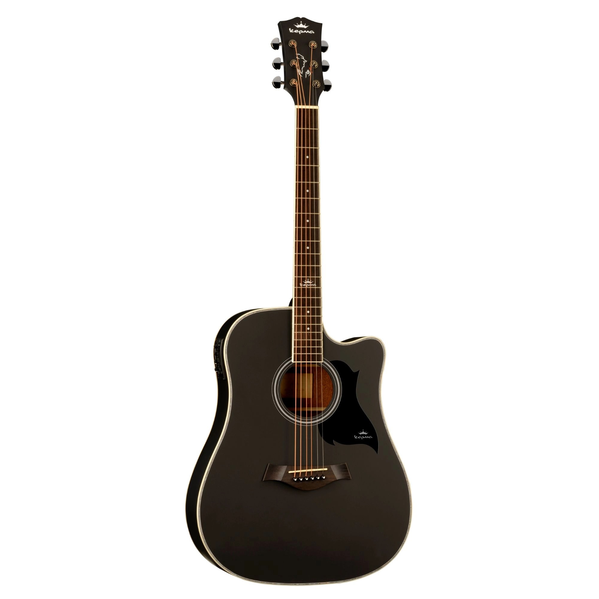 Электроакустические гитары Kepma D1CE Black Matt (кабель в комплекте) электроакустические гитары kepma a1ce natural