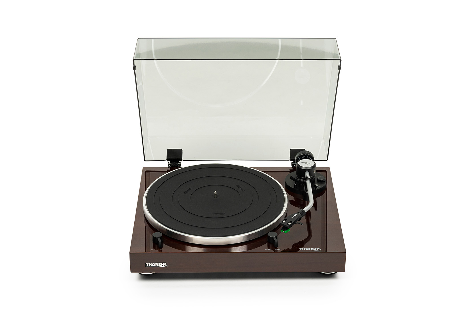 Проигрыватели винила Thorens TD 204 walnut high gloss, цвет черный - фото 6