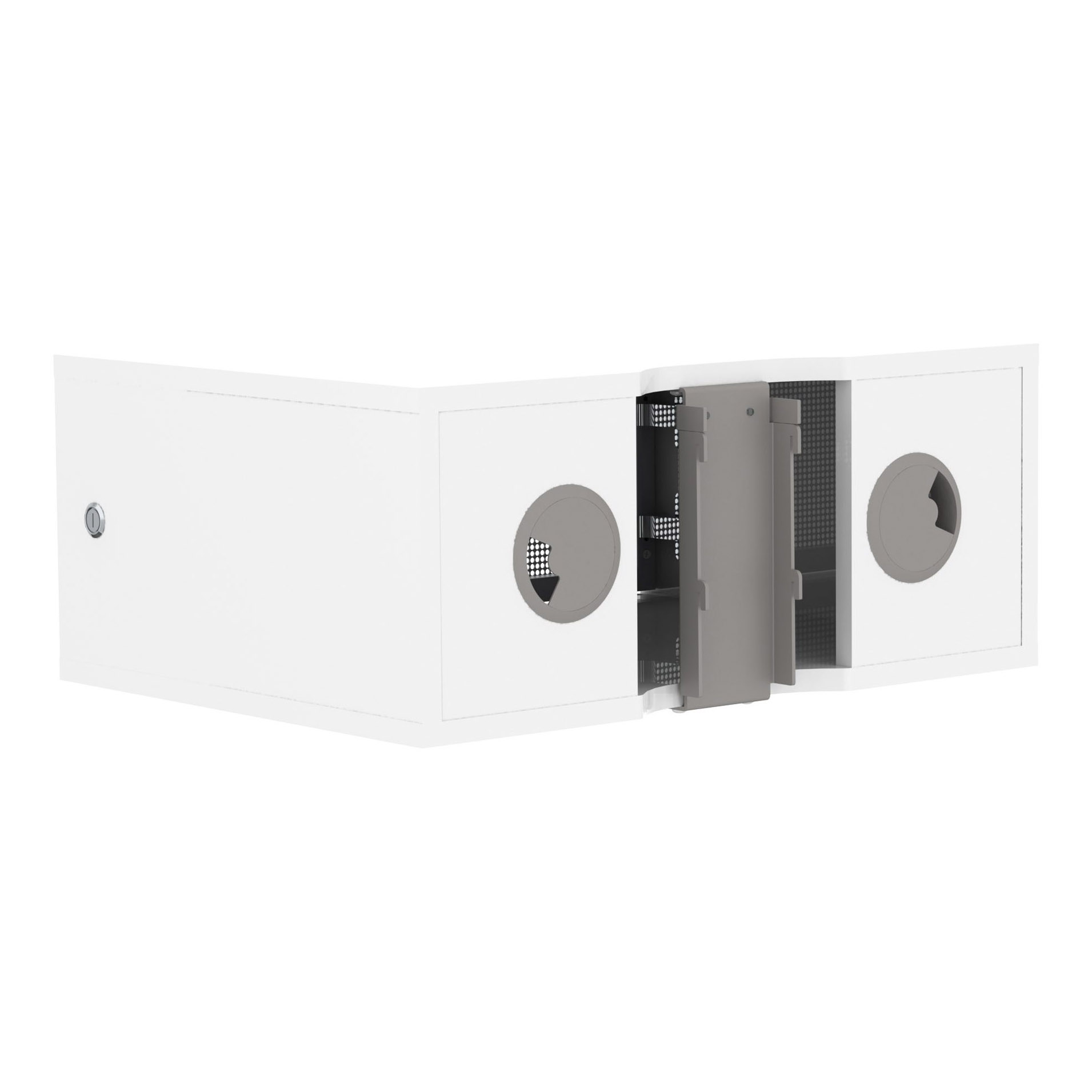 Прочие полки и боксы SMS X Media Box Perforated Door White прочие полки и боксы sms x media box perforated door white