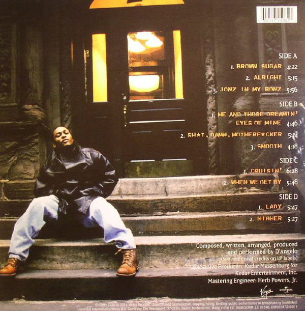 Другие UME (USM) D'Angelo, Brown Sugar (20th Anniversary Edition) - фото 4