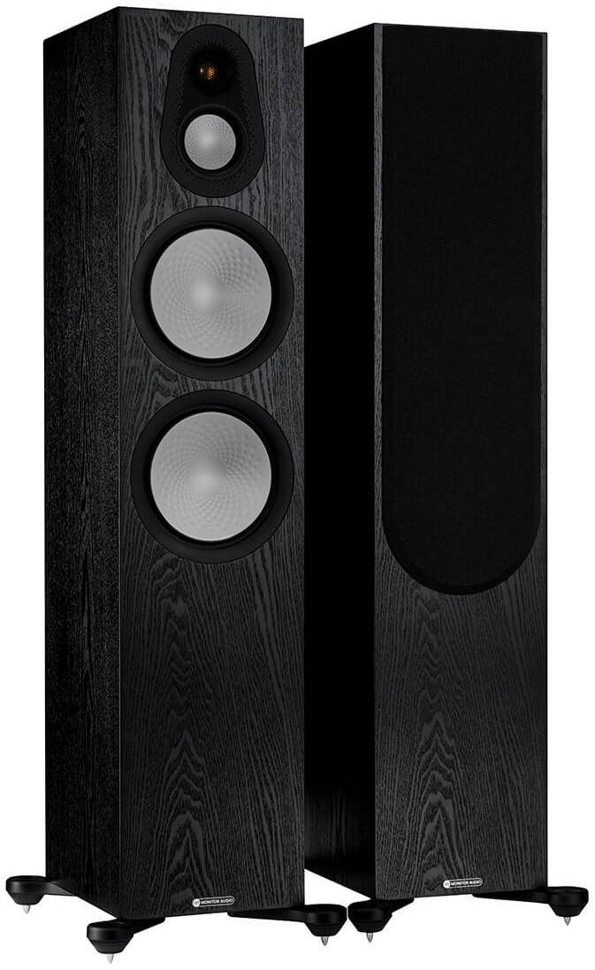 Напольная акустика Monitor Audio Silver 500 (7G) Black Oak напольная акустика monitor audio platinum 300 3g piano ebony