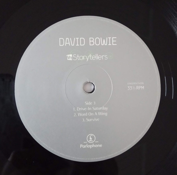 Рок PLG Bowie, David, Vh1 Storytellers (20TH Anniversary) (Limited 180 Gram Black Vinyl) - фото 10