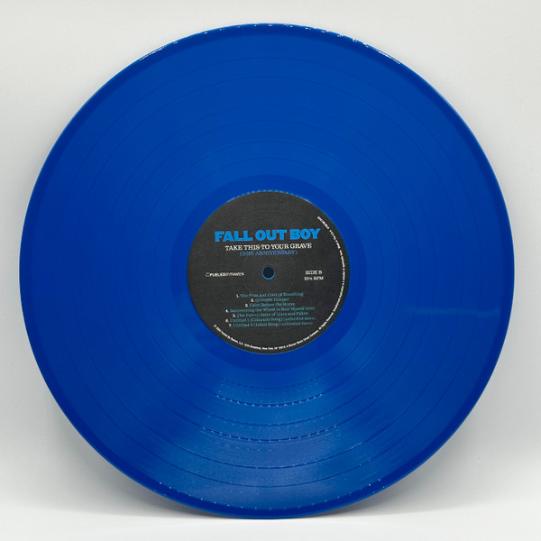 Рок Warner Music Fall Out Boy - Take This To Your Grave (Blue Vinyl LP) - фото 2