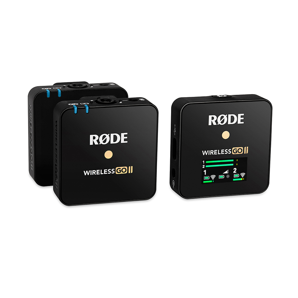 USB микрофоны, Броадкаст-системы Rode Wireless Go II двухканальная укв беспроводная портативная микрофонная система