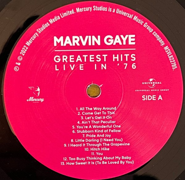 Фанк Mercury GAYE MARVIN - Greatest Hits Live In 76 (LP) - фото 4