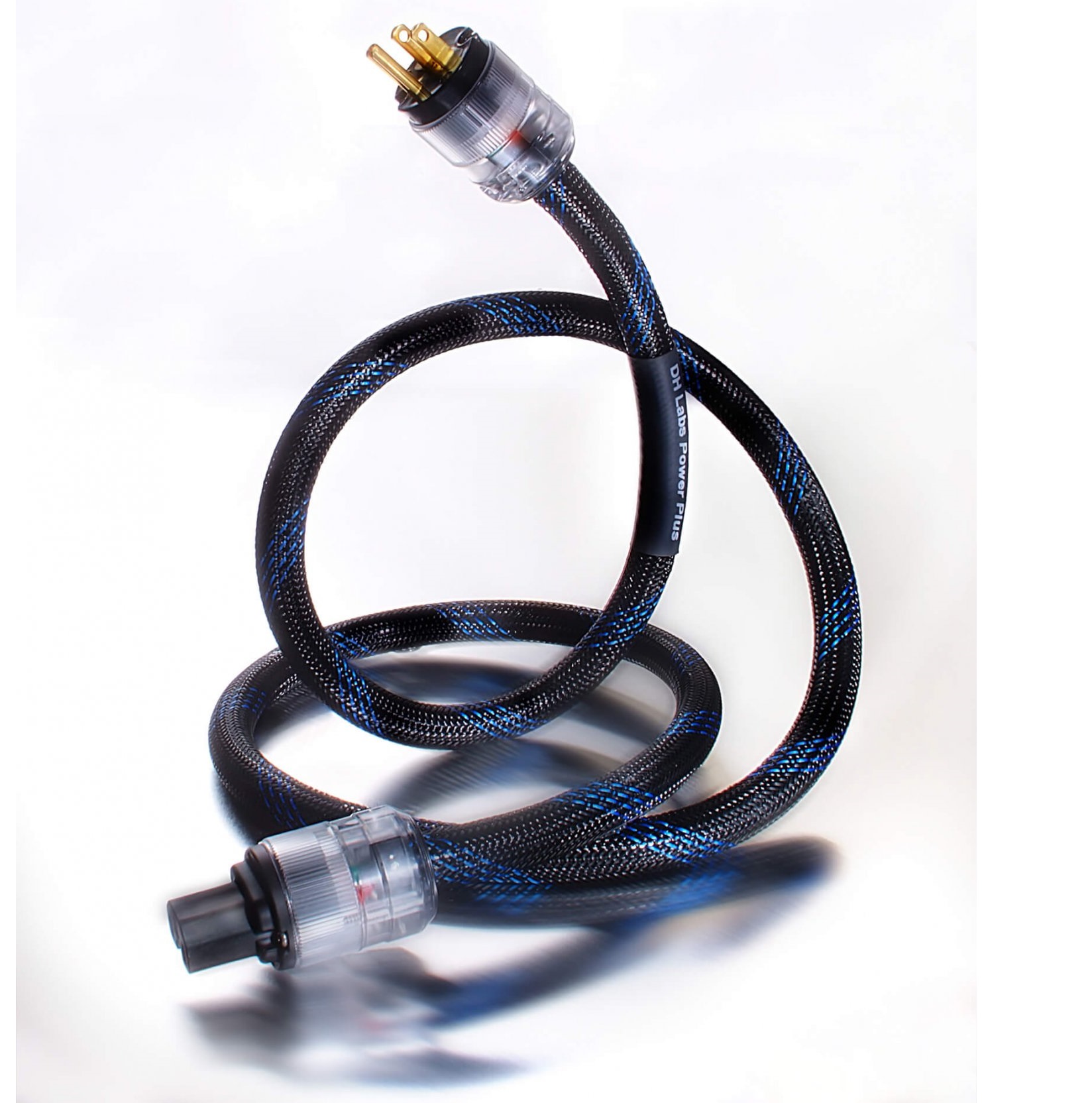 Силовые кабели DH Labs Power Plus Power Cable 15 amp (IEC-Schuko) 1,5 м new p118 hifi audio ac power cable schuko power cord hifi audiophile power cord c7 iec female figure 8 power cord