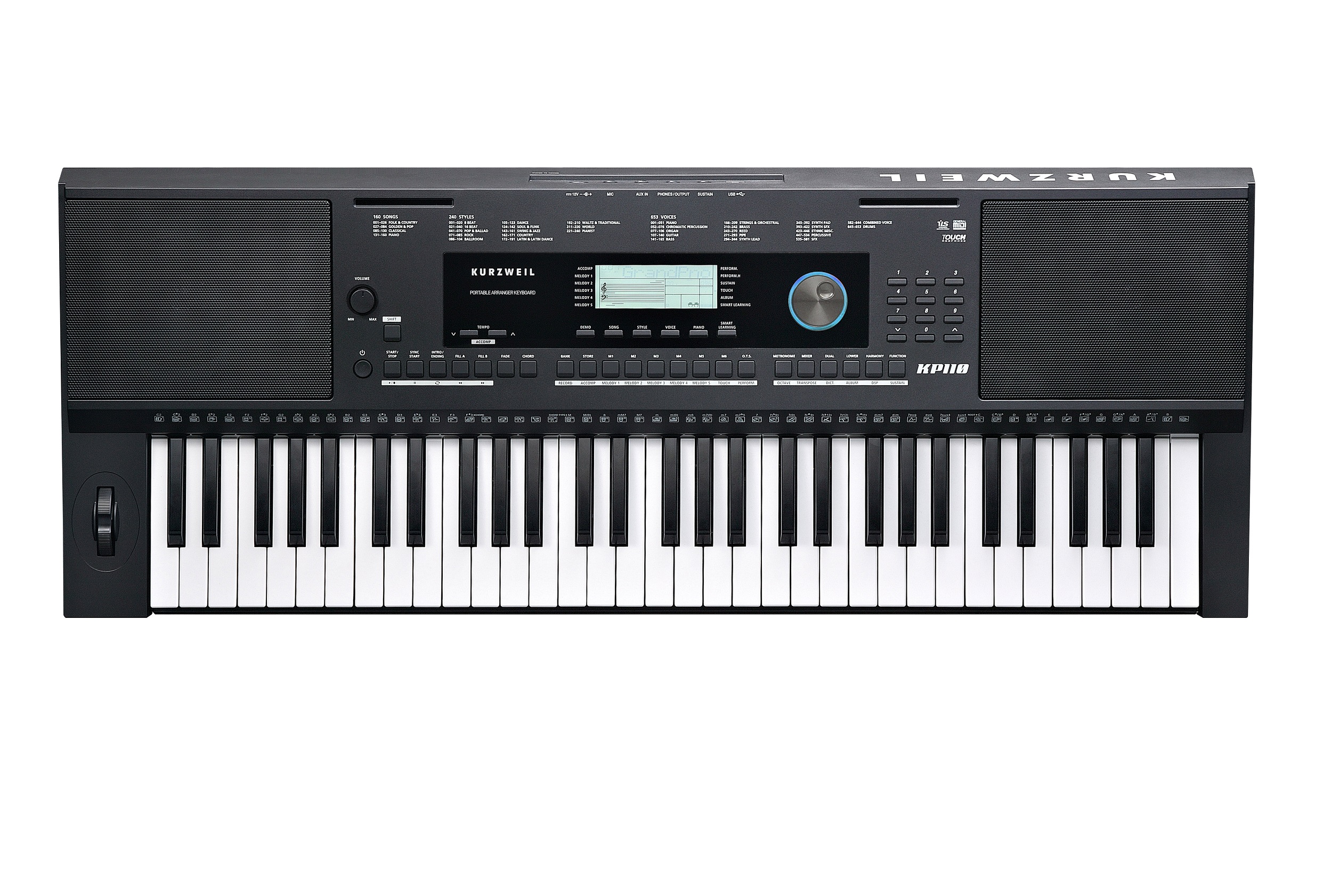 Синтезаторы Kurzweil KP110 LB цифровые пианино kurzweil kag100 whp