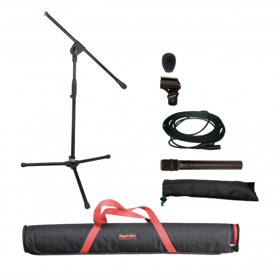 Ручные микрофоны Superlux MSK124-X инструментальные микрофоны superlux e124d xlr