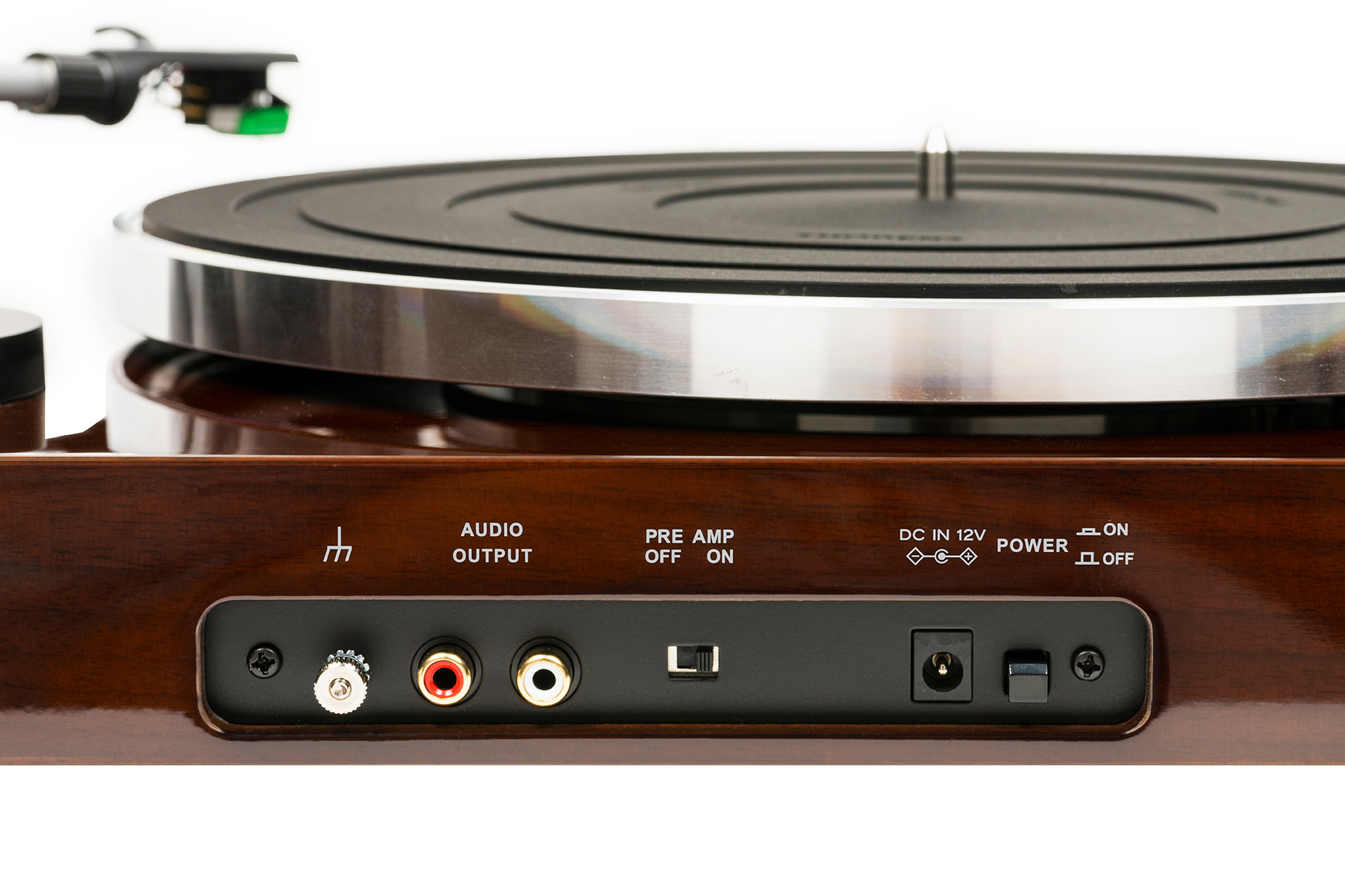 Проигрыватели винила Thorens TD 204 walnut high gloss, цвет черный - фото 7