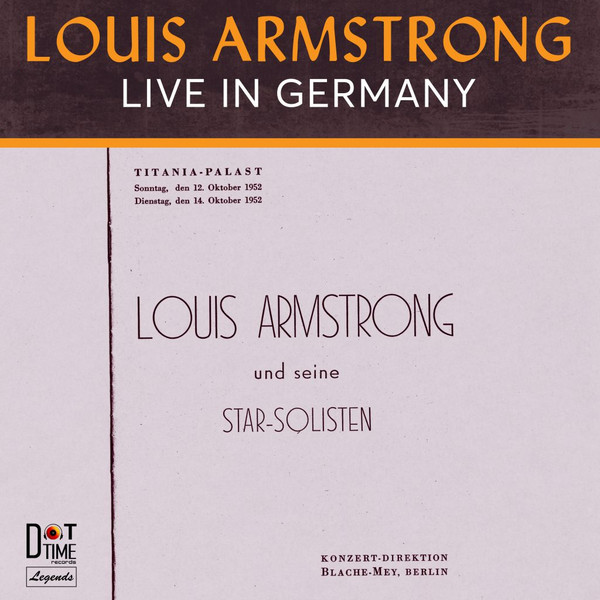 Джаз Universal US Louis Armstrong - Live In Germany (Black Vinyl LP) wycliffe gordon hello pops tribute to louis armstrong 1 cd