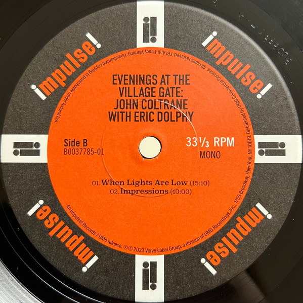 Джаз Universal (Aus) Coltrane, John; Dolphy, Eric - Evenings At The Village Gate (Black Vinyl 2LP) - фото 7