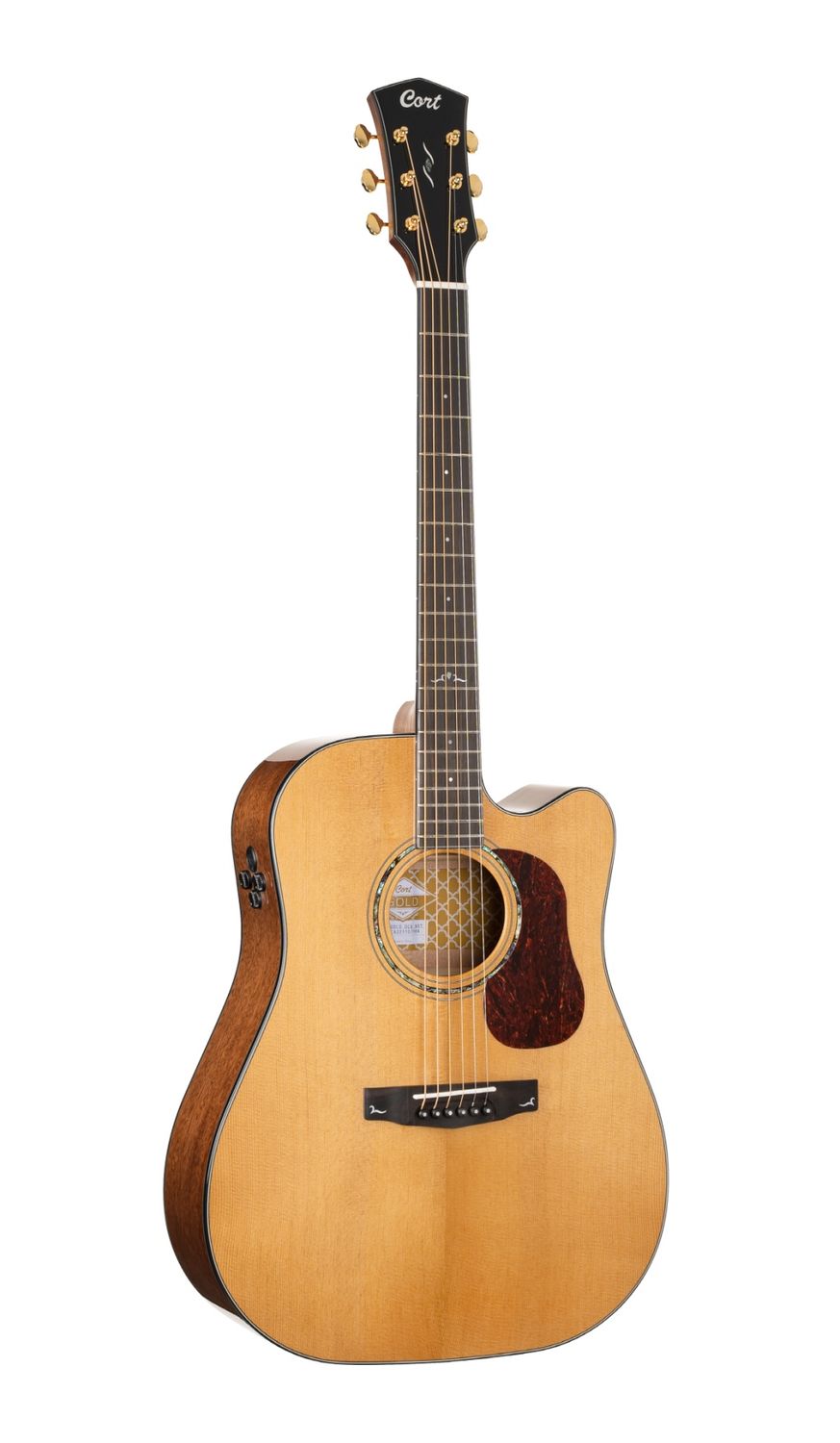 Электроакустические гитары Cort Gold-DC6-WCASE-NAT (чехол в комплекте) электроакустические гитары cort gold a8 wcase lb чехол в комплекте