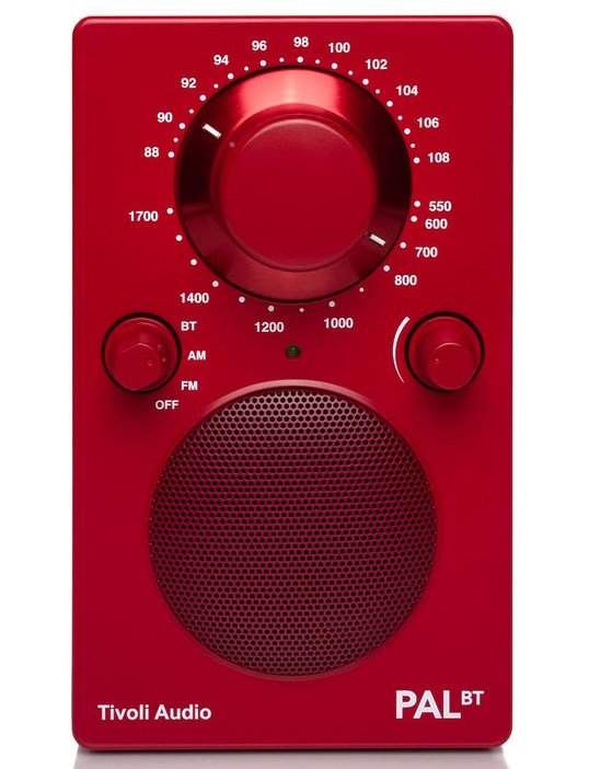 Аналоговые Радиоприемники Tivoli Audio PAL BT Red тюнер dvb t2 сигнал hd 515