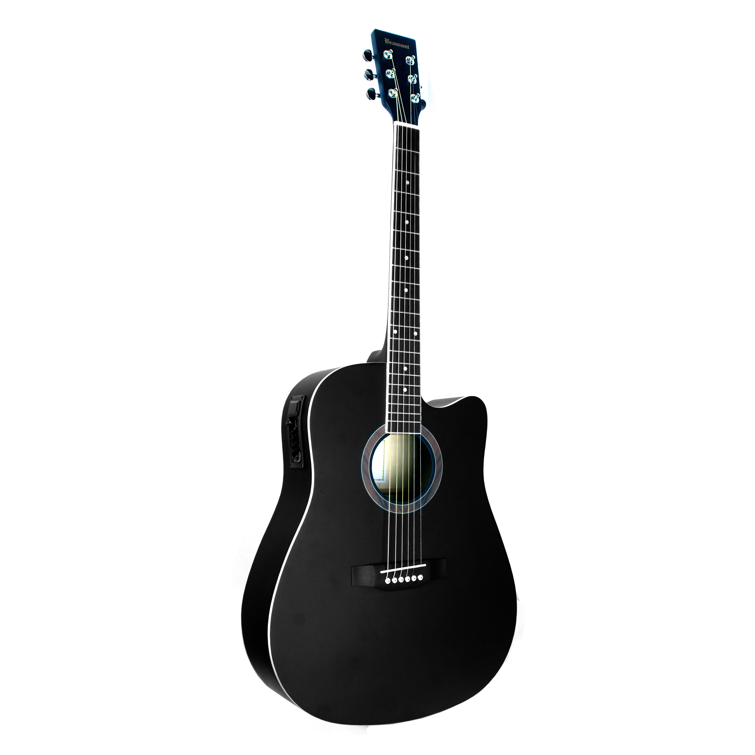 Электроакустические гитары Beaumont DG80CE/BK