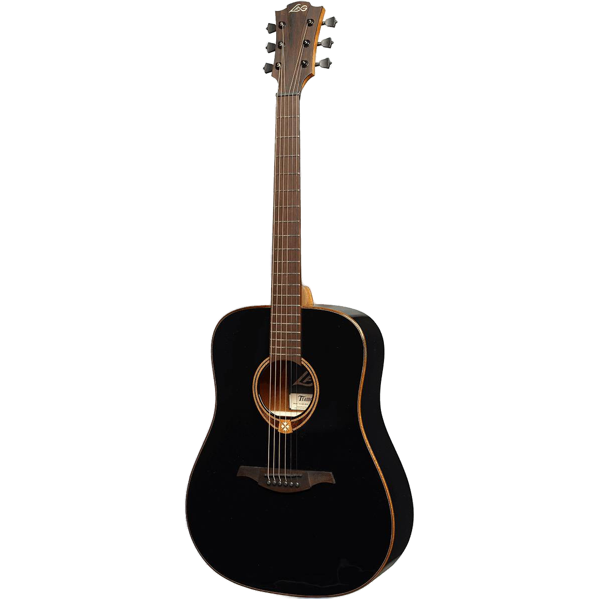 Акустические гитары LAG T-118D BLK guitartechs шлифовальная пилка для выравнивания шеи для ладов luthier инструмент из клена и железа для гитары бас гитары укулеле банджо мандолины