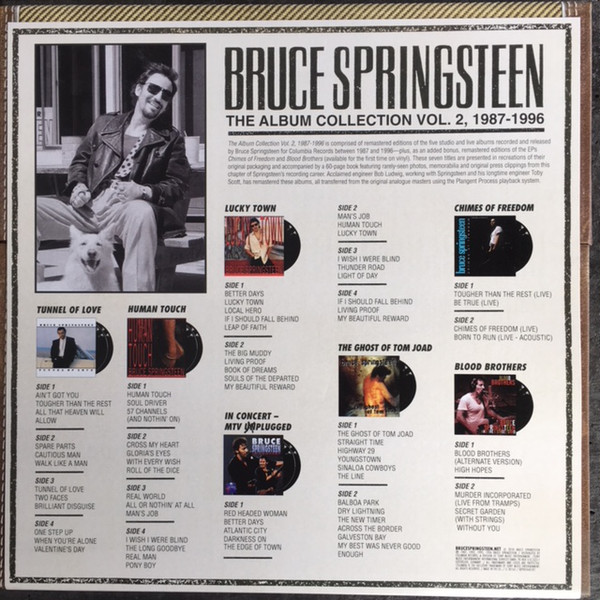 Рок Columbia Bruce Springsteen — ALBUM COLLECTION VOL.2, 1987-1996 (10LP BOX) - фото 3