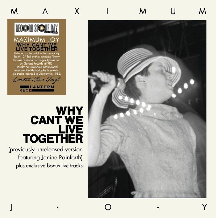 Электроника Lantern Rec Maximum Joy - Why Can t We Live Togheter (V12) (RSD2024, Clear Vinyl, Bonus-tracks, New Cover LP) helloween walls of jericho rem bonus 2 cd