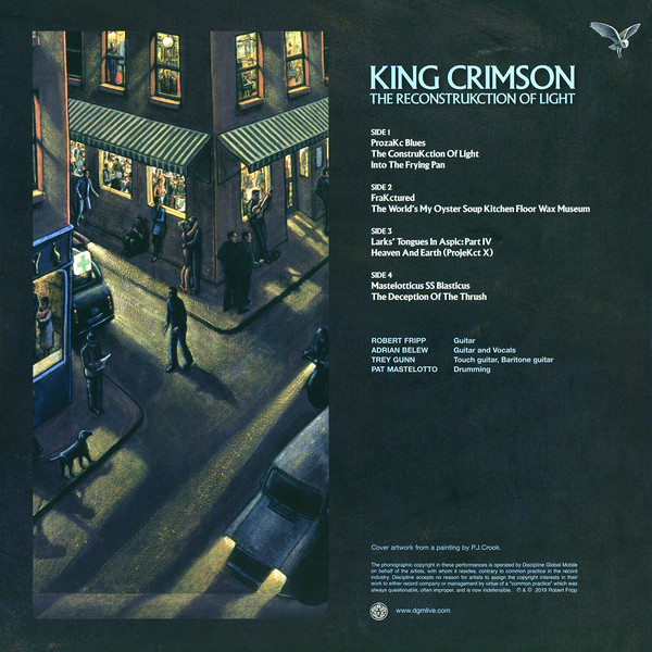 Рок Discipline Global Mobile King Crimson — RECONSTRUKCTION OF LIGHT (200 GR. VINYL) (2LP) - фото 8