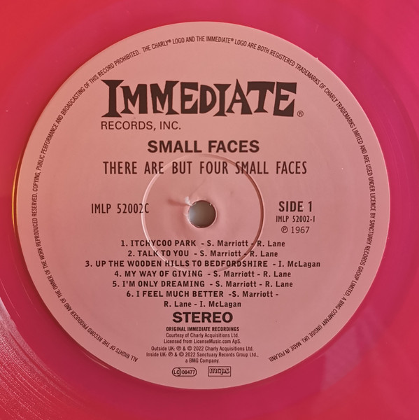 Рок IAO Small Faces - There Are But Four Small Faces (Coloured Vinyl LP) - фото 7