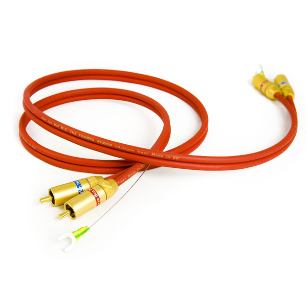 Кабели межблочные аудио Van Den Hul Thames Hybrid RCA 1.0m межблочный кабель 2rca m 2rca m длина 5m