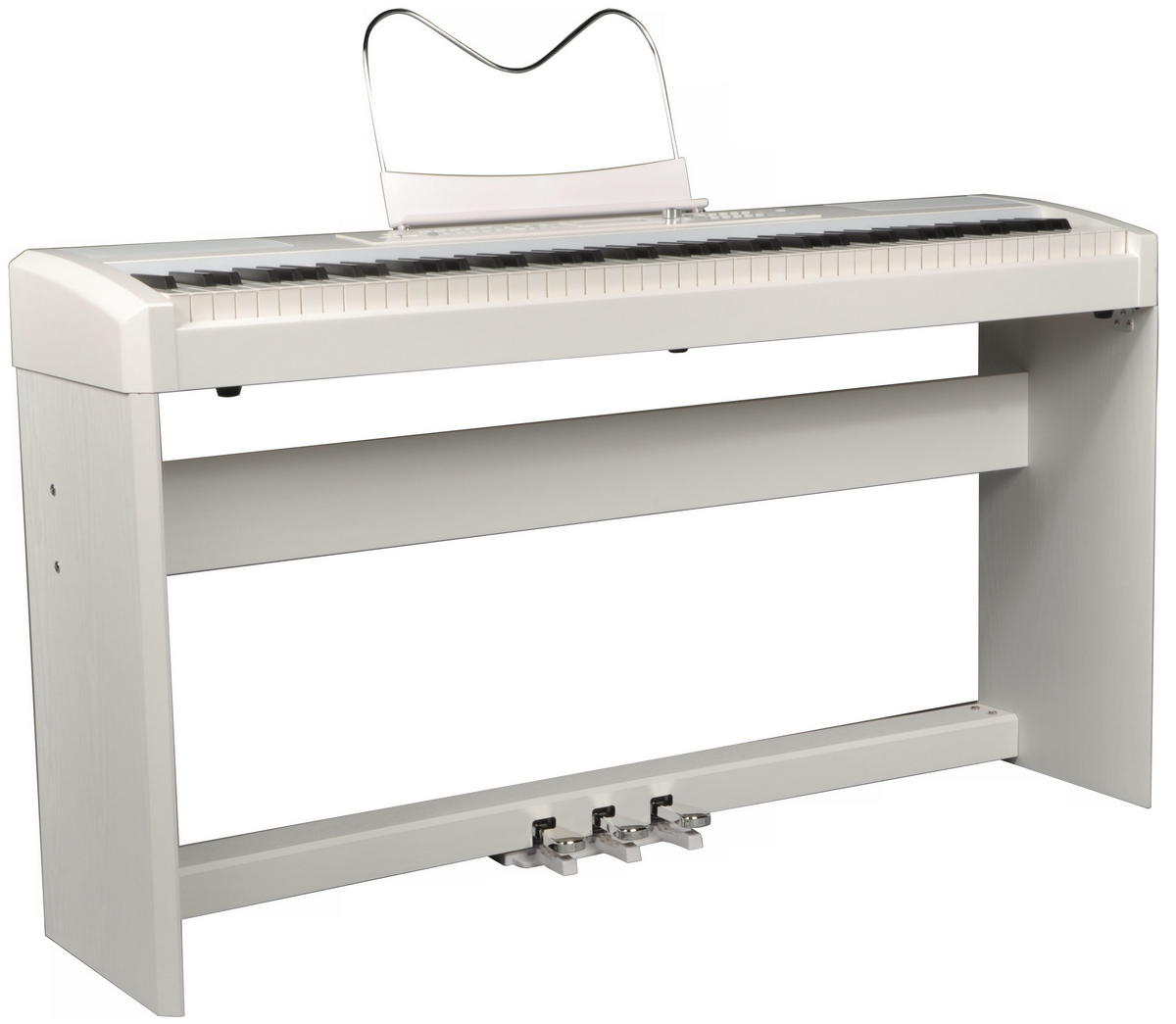 Цифровые пианино Ringway RP-35 W музыкальное пианино звуковые и световые эффекты работает от батареек