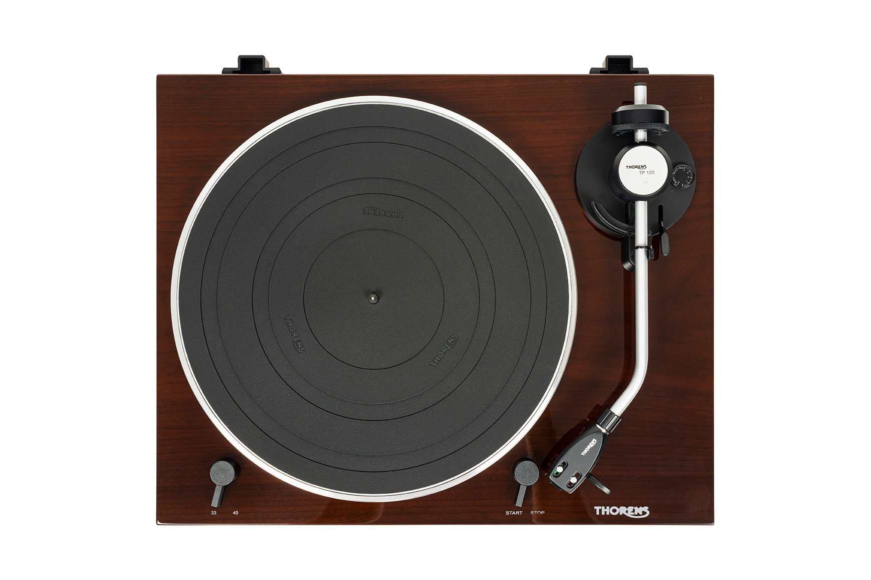 Проигрыватели винила Thorens TD 204 walnut high gloss, цвет черный - фото 8