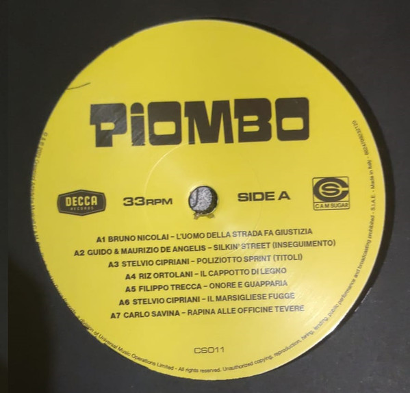 Саундтрек Universal US Сборник - Piombo: The Crime-Funk Sound Of Italian Cinema In The Years Of Lead 1973 - 1981 (Black Vinyl 2LP) - фото 5