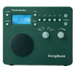 Интернет радиоприемники Tivoli Audio Songbook green (SBGRN) аналоговые радиоприемники tivoli audio pal bt blue
