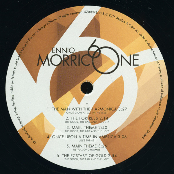 Саундтрек Classics & Jazz UK Ennio Morricone, Morricone 60 (LP Package) - фото 6