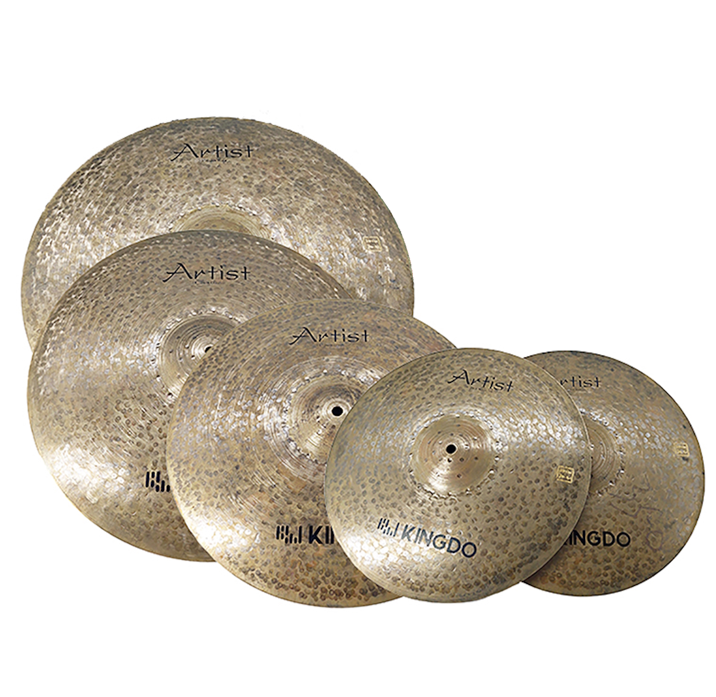 тарелки барабаны для ударных установок kingdo h68 set 14 16 20 Тарелки, барабаны для ударных установок KINGDO ARTIST DARK SET 14