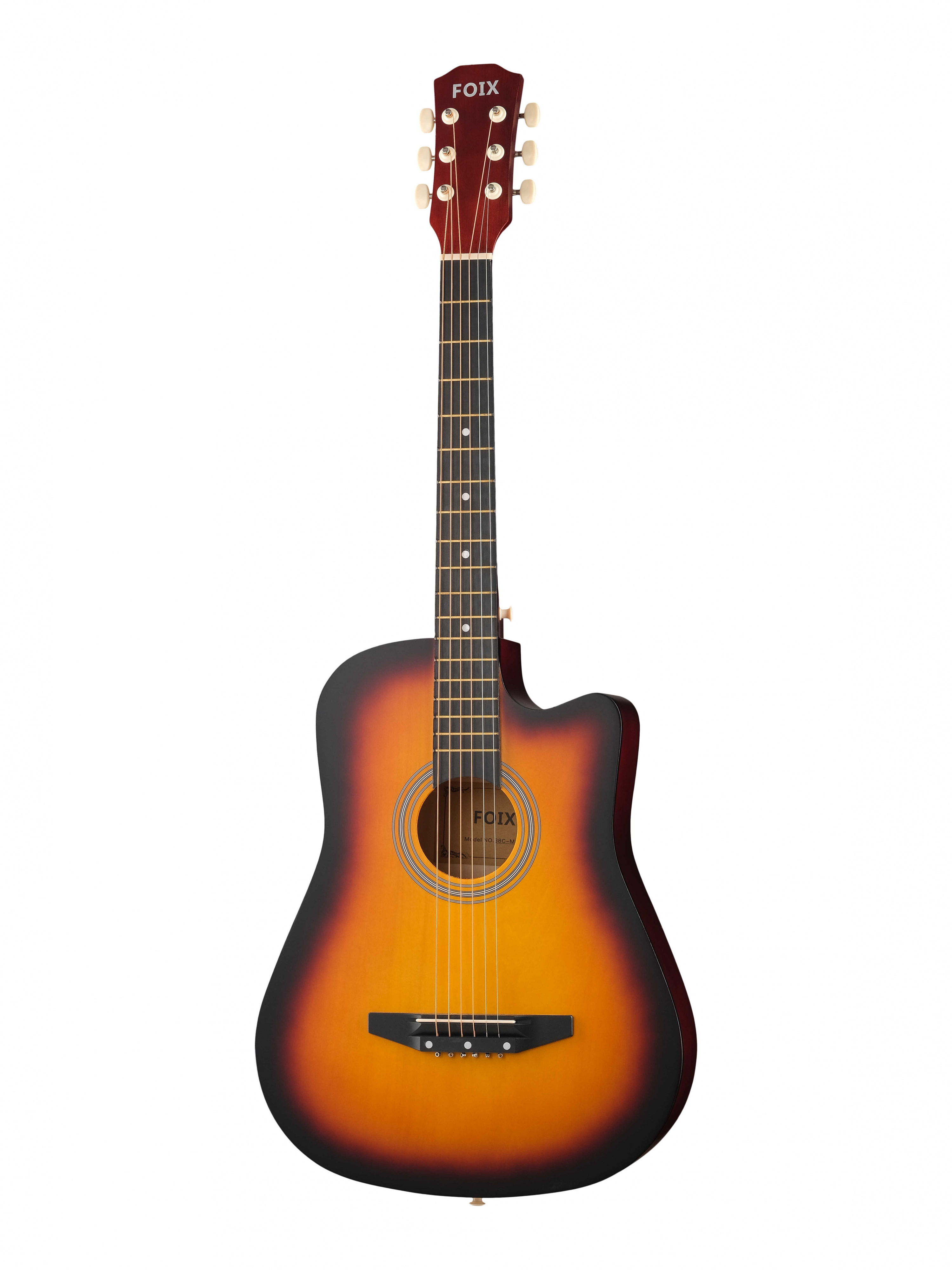 Акустические гитары Foix 38C-M-3TS гитара акустическая санберст 97см с вырезом