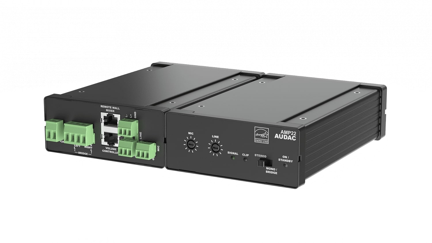 Усилители двухканальные Audac AMP22 панели управления audac mwx65 w