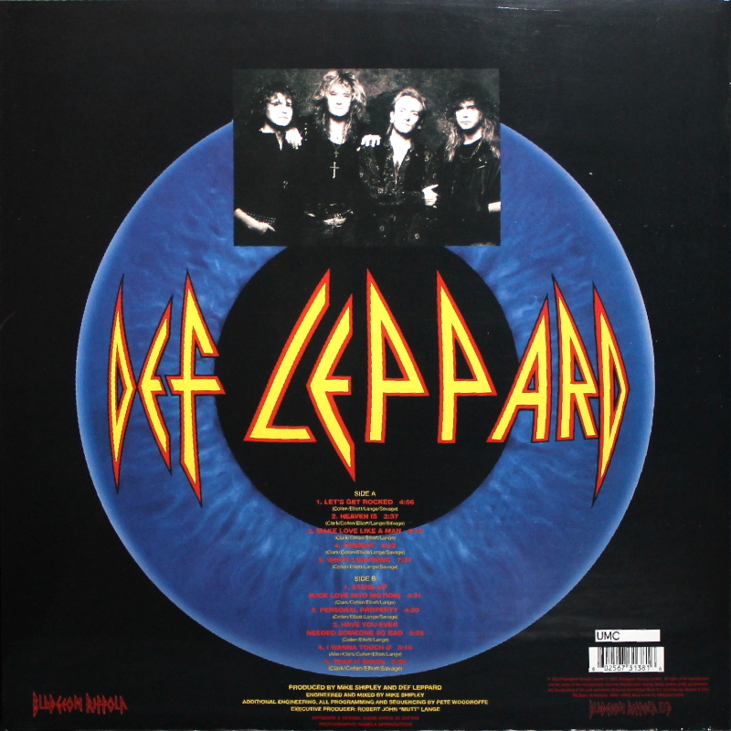 Рок Mercury Def Leppard - Adrenalize (LP) - фото 2