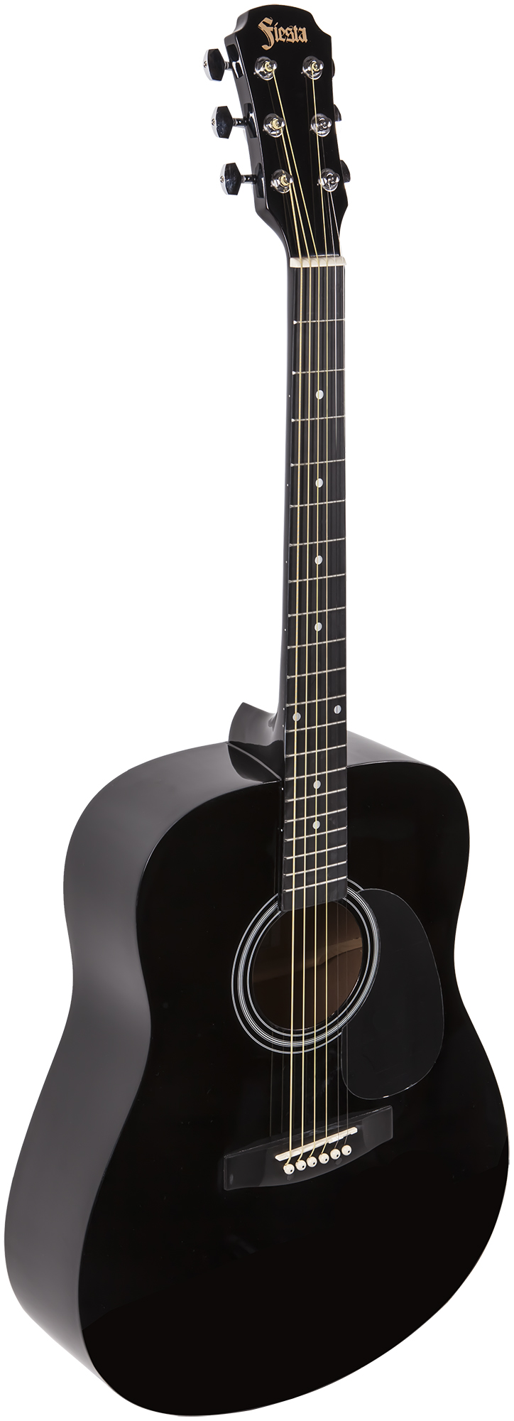 Акустические гитары Aria FIESTA FST-300 BK cтруны акустической гитары ziko dp 011 11 50 фосфорная бронза