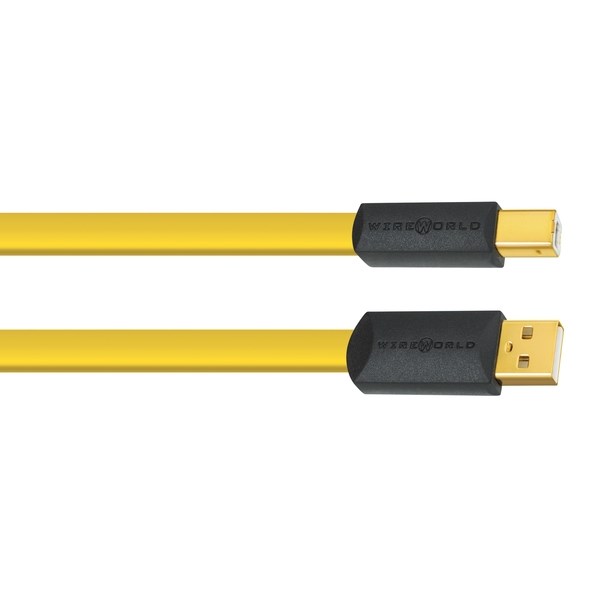 USB, Lan Wire World Chroma 8 USB 2.0 A-B Flat Cable 2.0m usb lan wire world starlight 8 usb 2 0 a b flat cable 2 0m s2ab2 0m 8