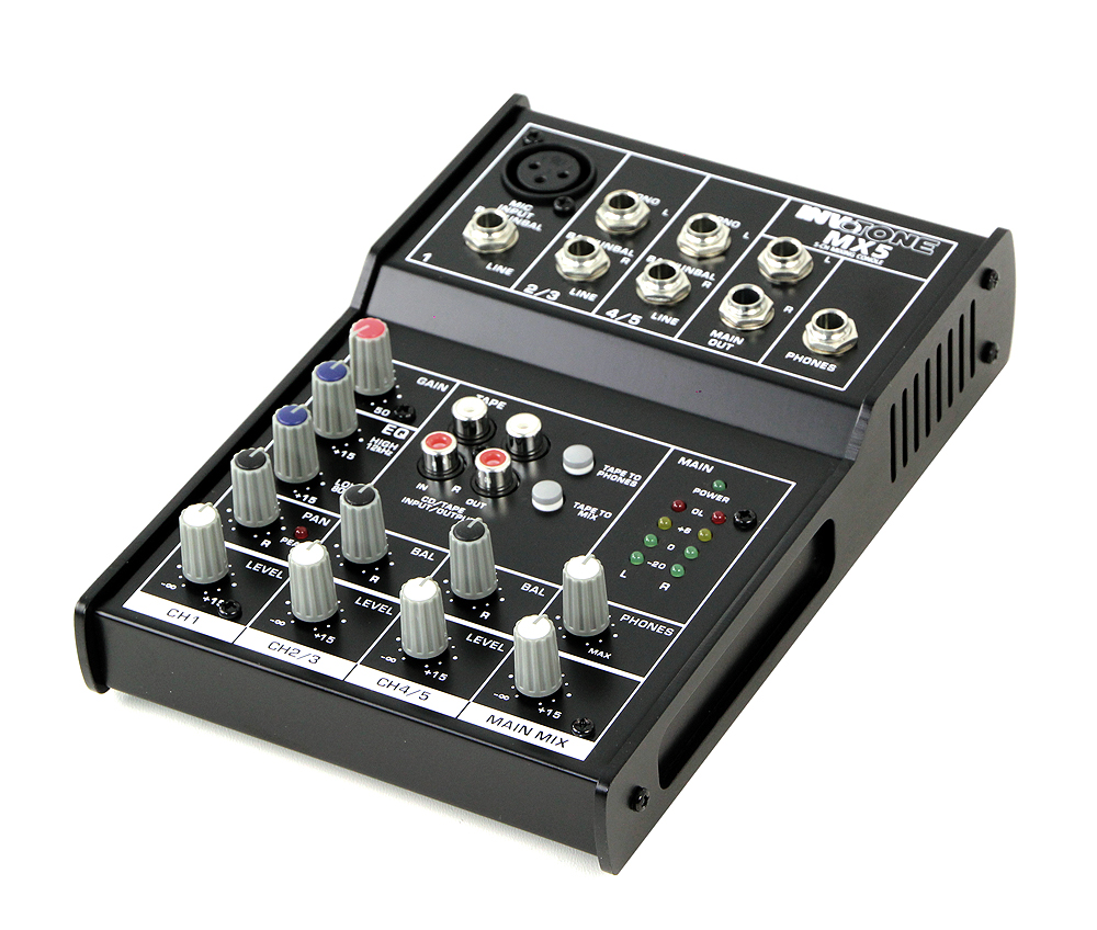 Микшерные пульты аналоговые Invotone MX5 мини микшер звука для караоке аудиомикшер микшеры стерео эха