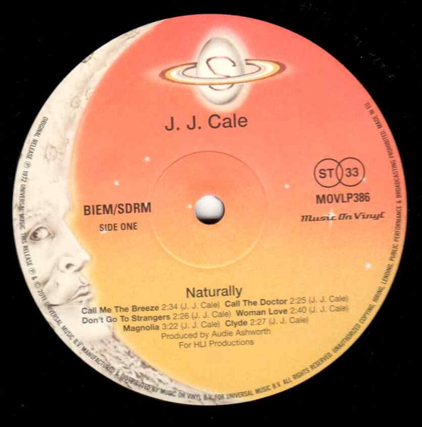 Рок Music On Vinyl CALE J.J. - NATURALLY (LP) - фото 4